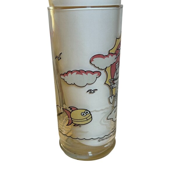 Vintage 1980 McDonalds Adventure Series Character Drinking Glass Pirate Theme - Picture 4 of 12